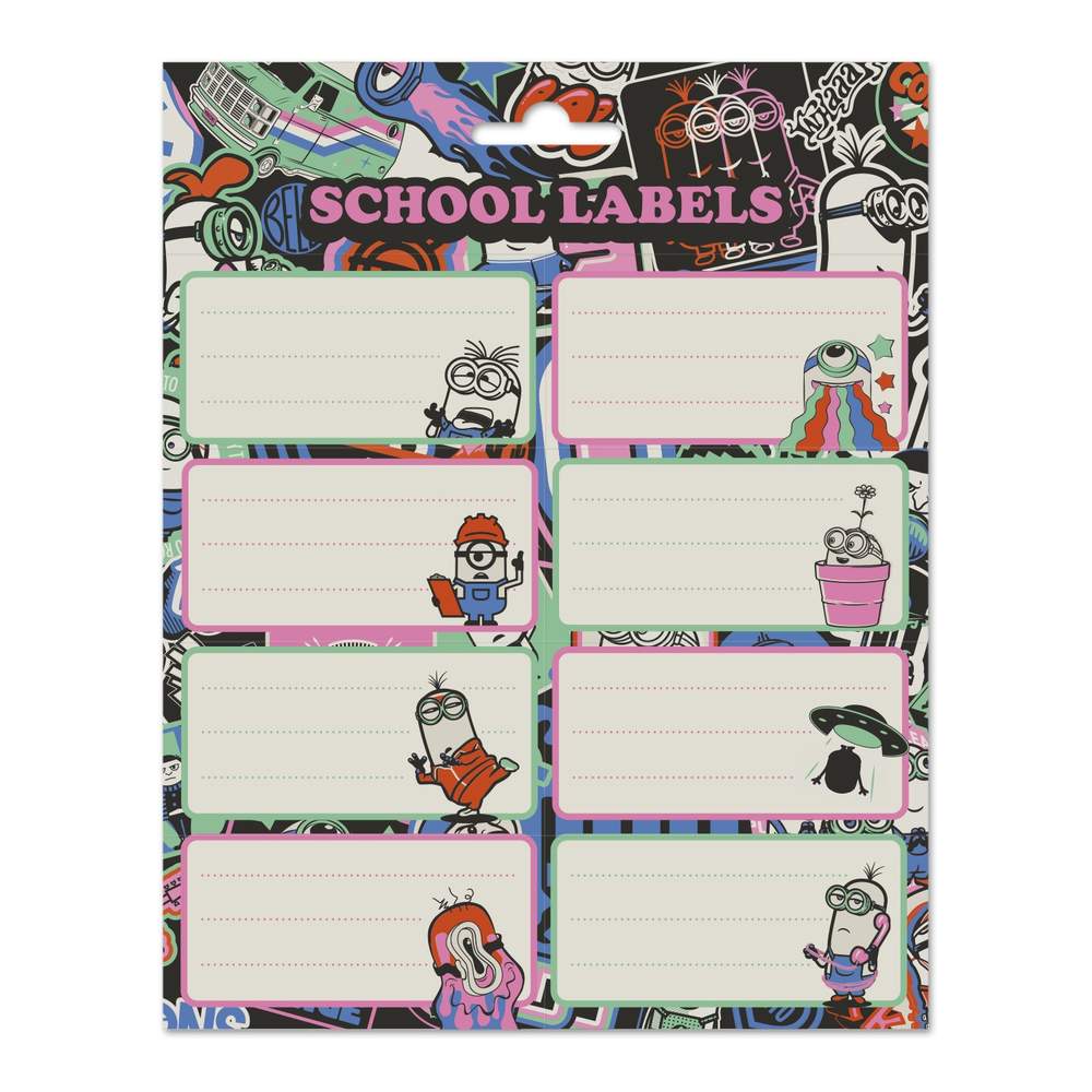 Grupo Erik Minions - SelfAdhesive Labels Étiquettes adhésives - Multicolore